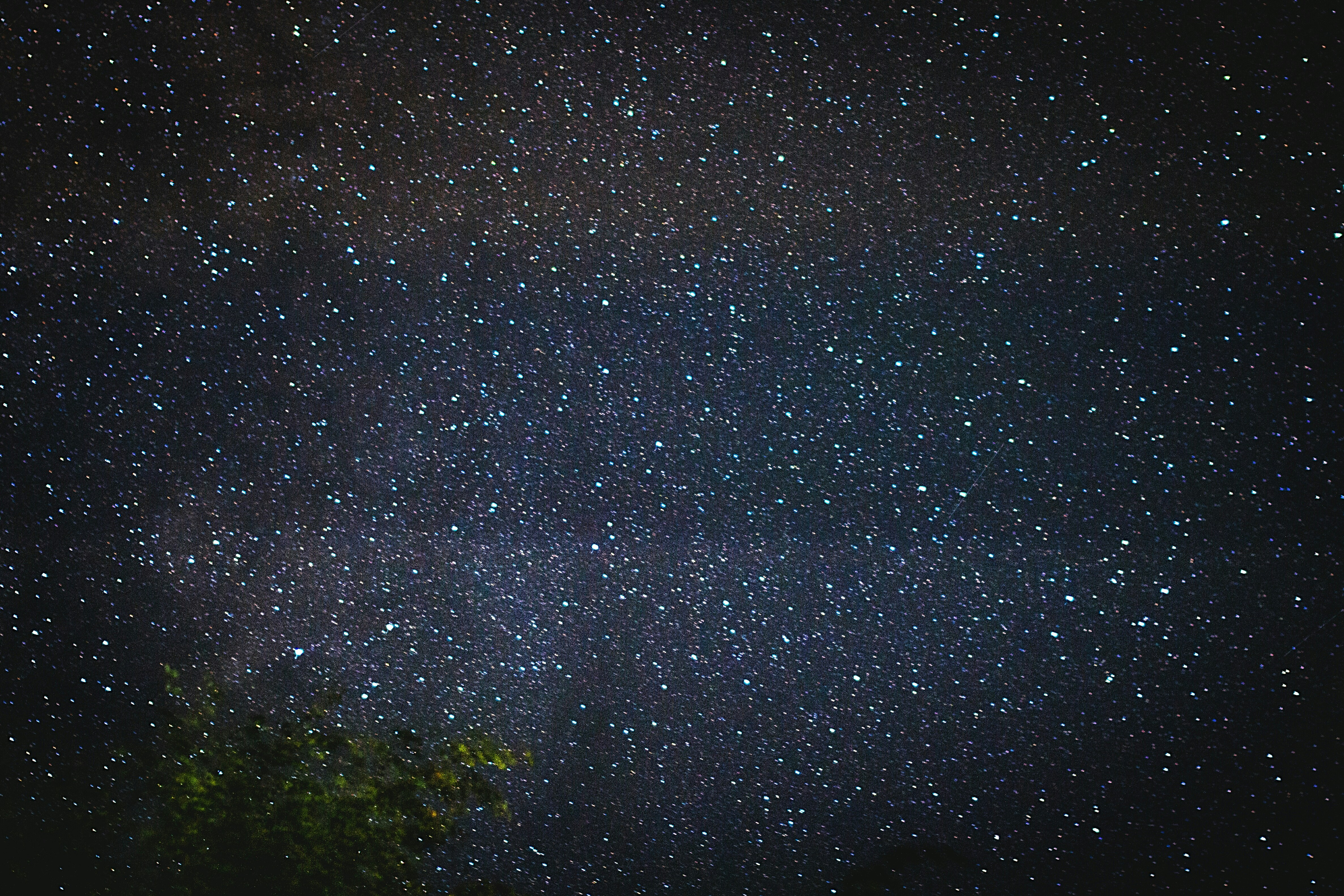 加仁湯の露天風呂から見上げる満天の星空