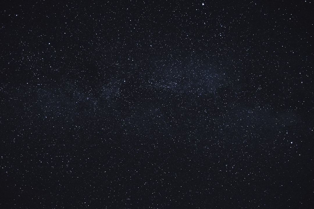 露天風呂から見える満天の星空